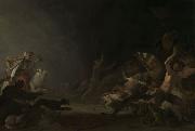 Cornelis Saftleven A Witches' Sabbath oil painting on canvas